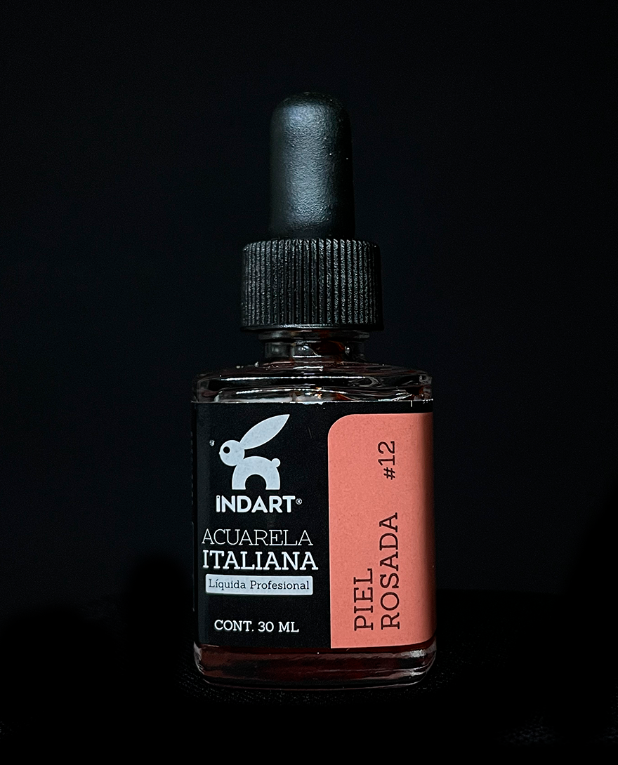 INDART ACUARELA LIQUIDA PIEL ROSADA #12