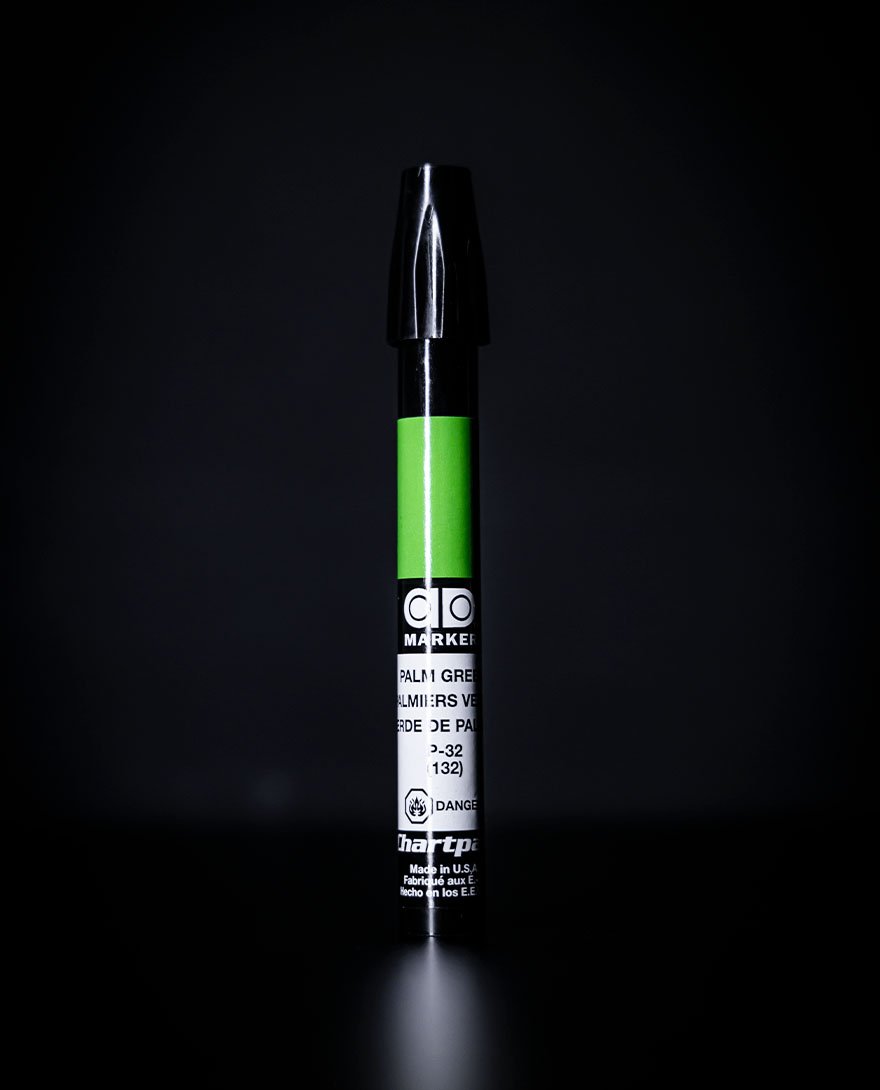 Chartpak Marcador Verde de Palmas