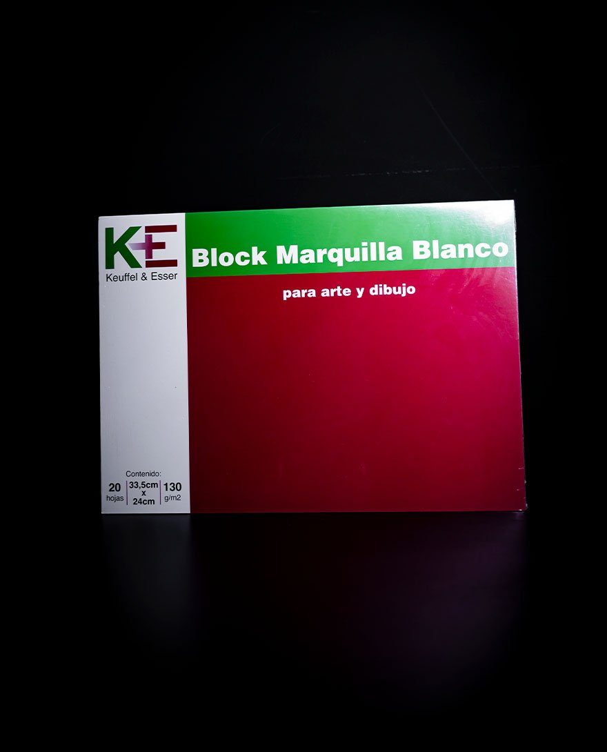 KE Block Marquilla Blanco 24x33 cm