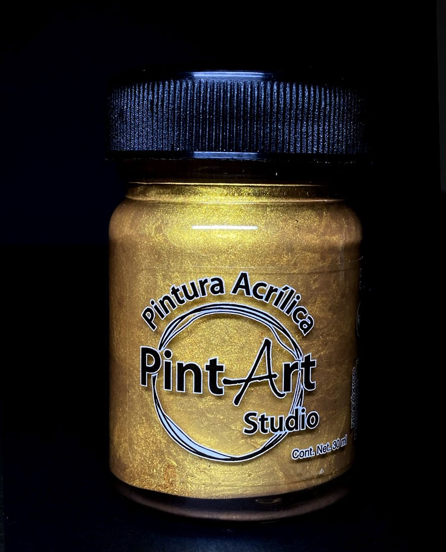 PINTART PINTURA ACRILICA METALICA 826 DORADO SOLAR 30ML
