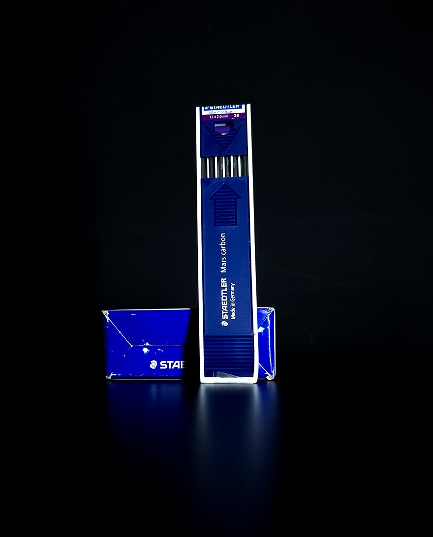 STAEDTLER minas de 2 mm Mars Carbón HB