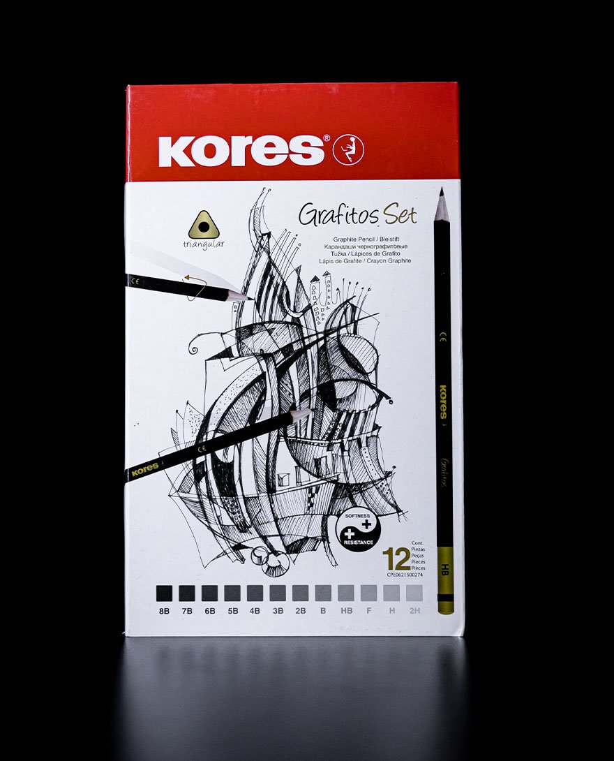 Kores Grafitos set 12 piezas