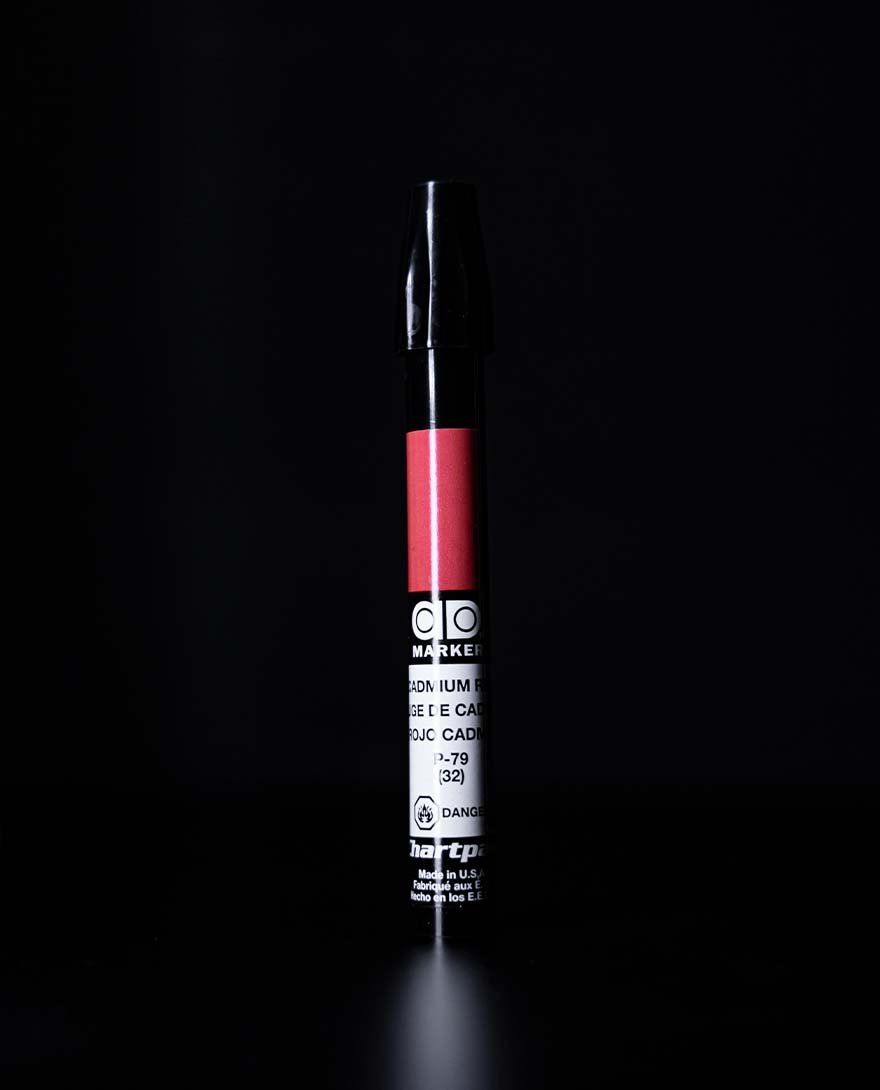 Chartpak Marcador Rojo Cadmio