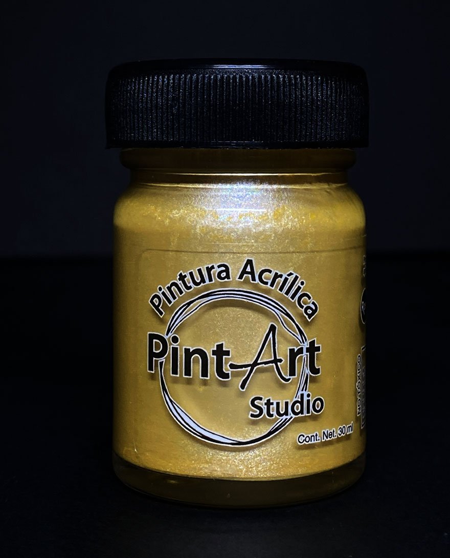 PINTART PINTURA ACRILICA METALICA 825 ORO PAJA