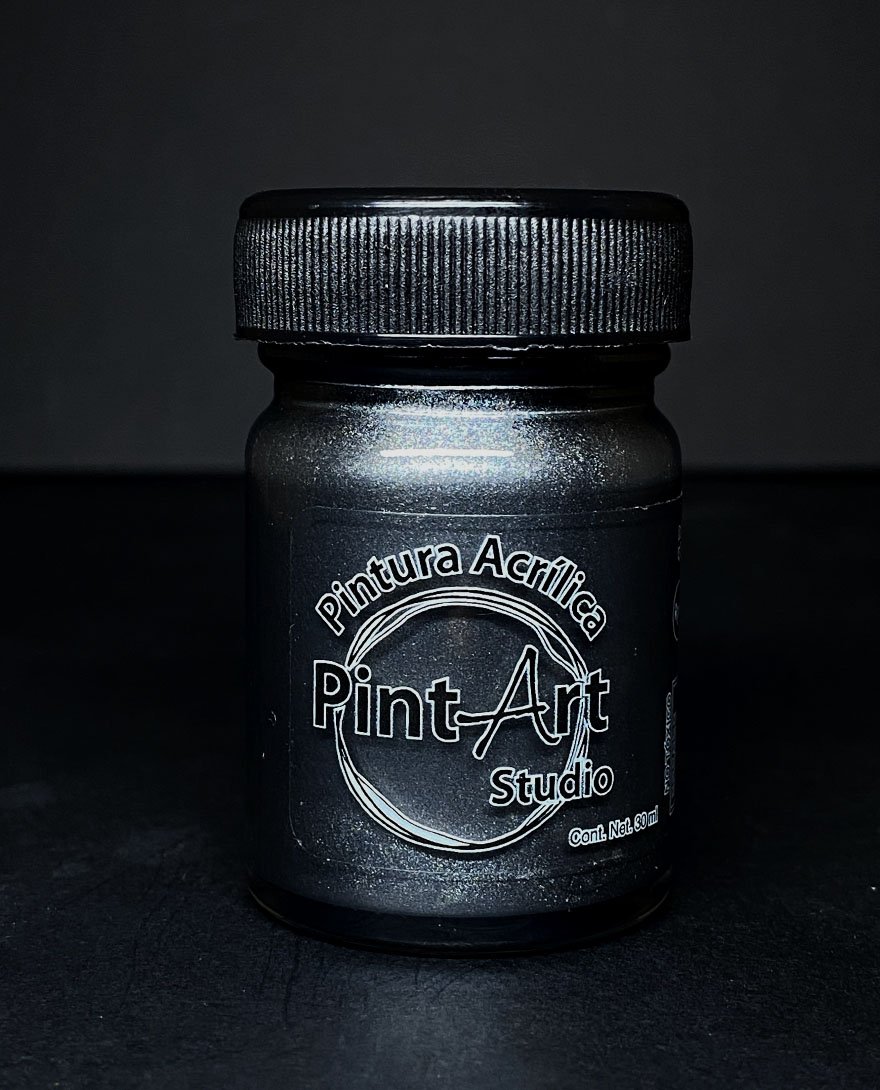 PINTART PINTURA ACRILICA METALICA 829 NEGRO 30ML