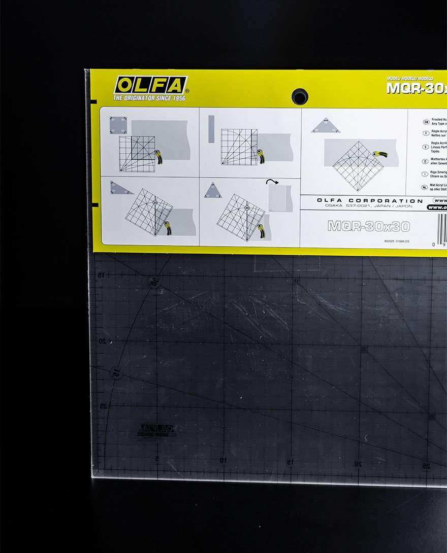Olfa Regla para manualidades MQR-30x30cm