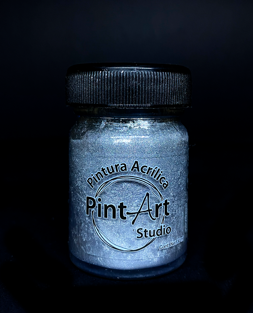 PINTART PINTURA ACRILICA METALICA 822 ALUMINIO 30 ML