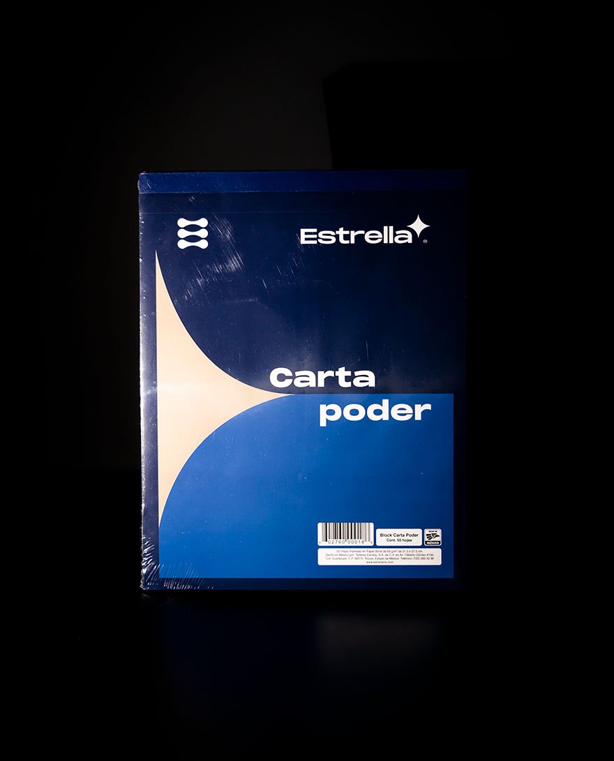 Estrella Carta poder hoja individual