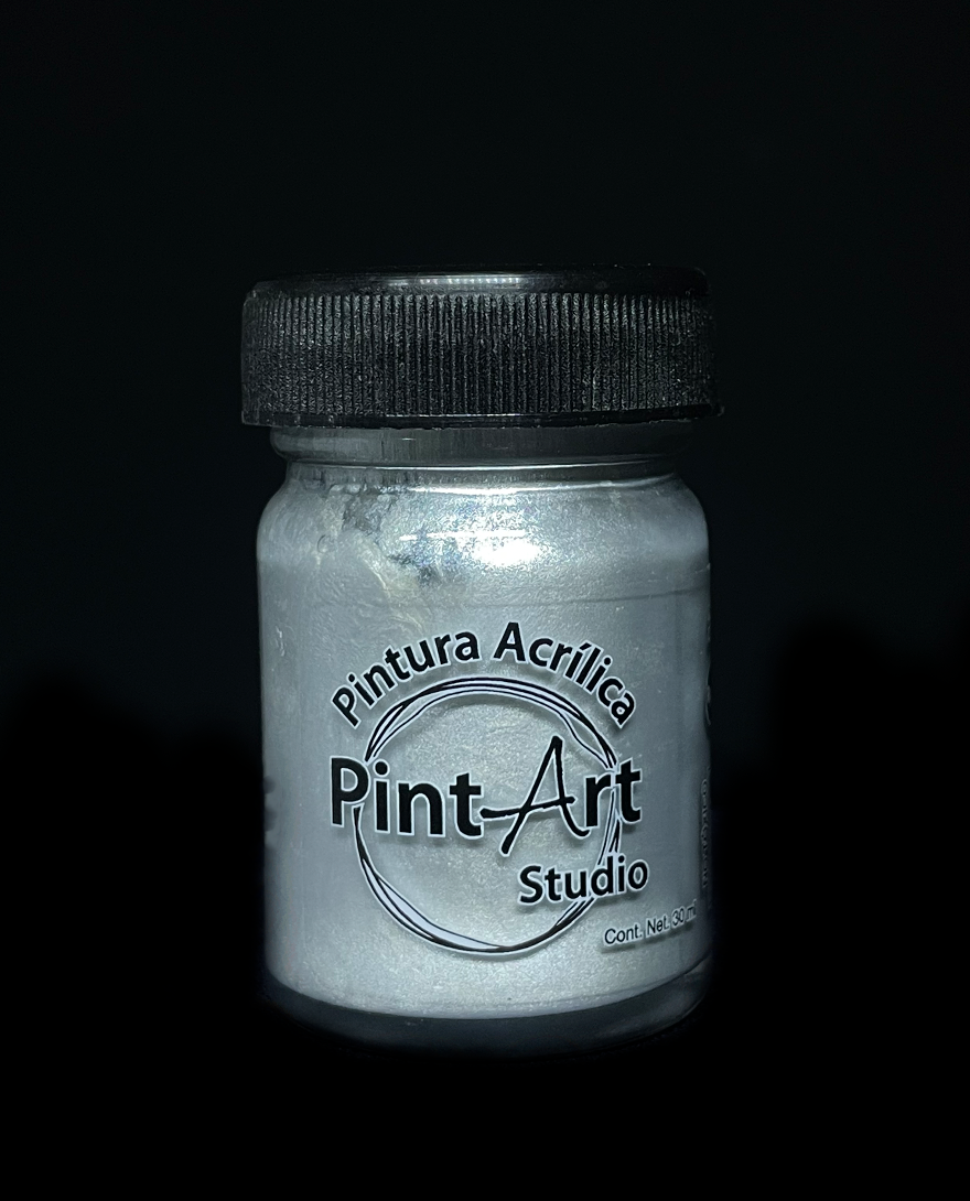 PINTART PINTURA ACRILICA 827 PLATA 30 ML