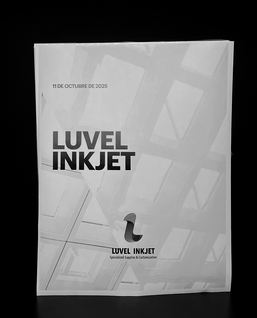 Impresión T Carta Blanco y Negro