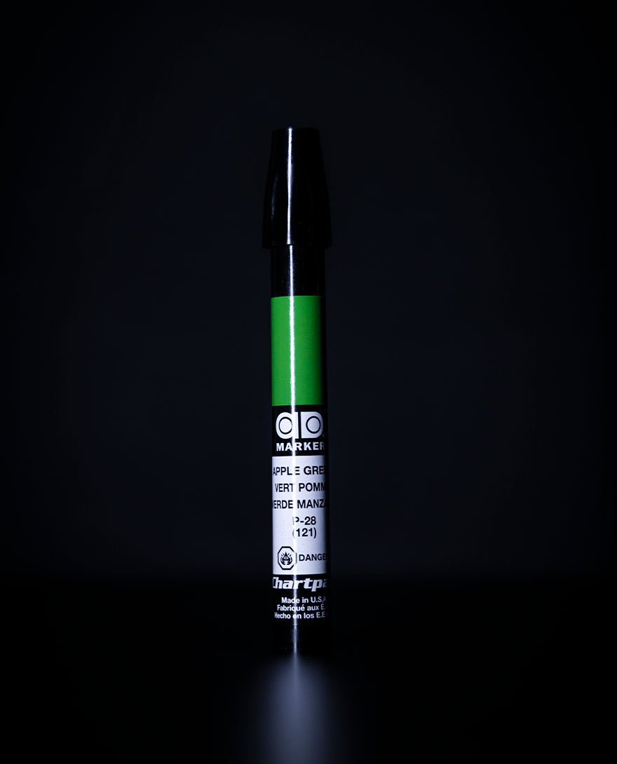 Chartpak Marcador Verde Manzana