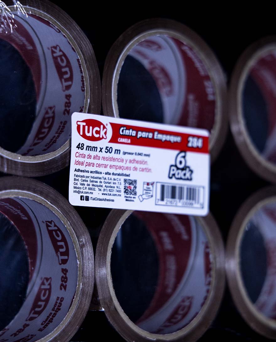 Tuck Cinta canela para empaque 284 48 mm x 50 m