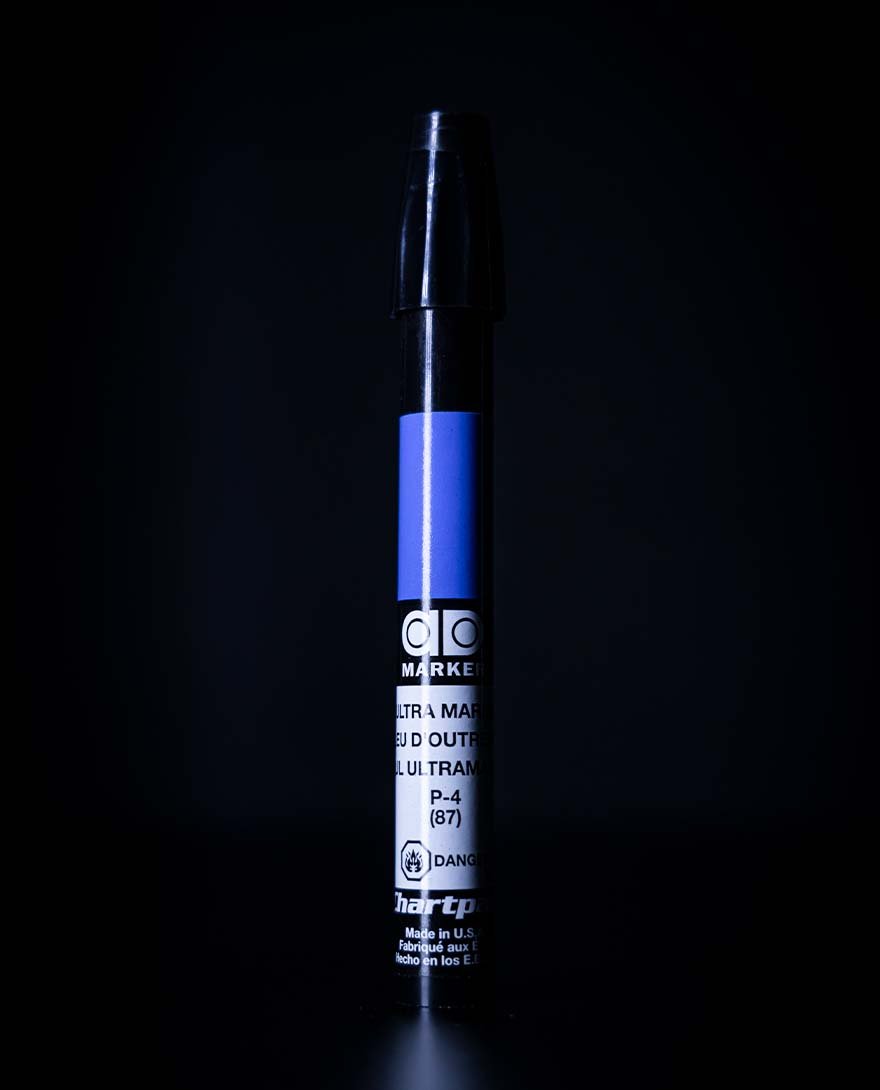 Chartpak Marcador Azul Ultramarino
