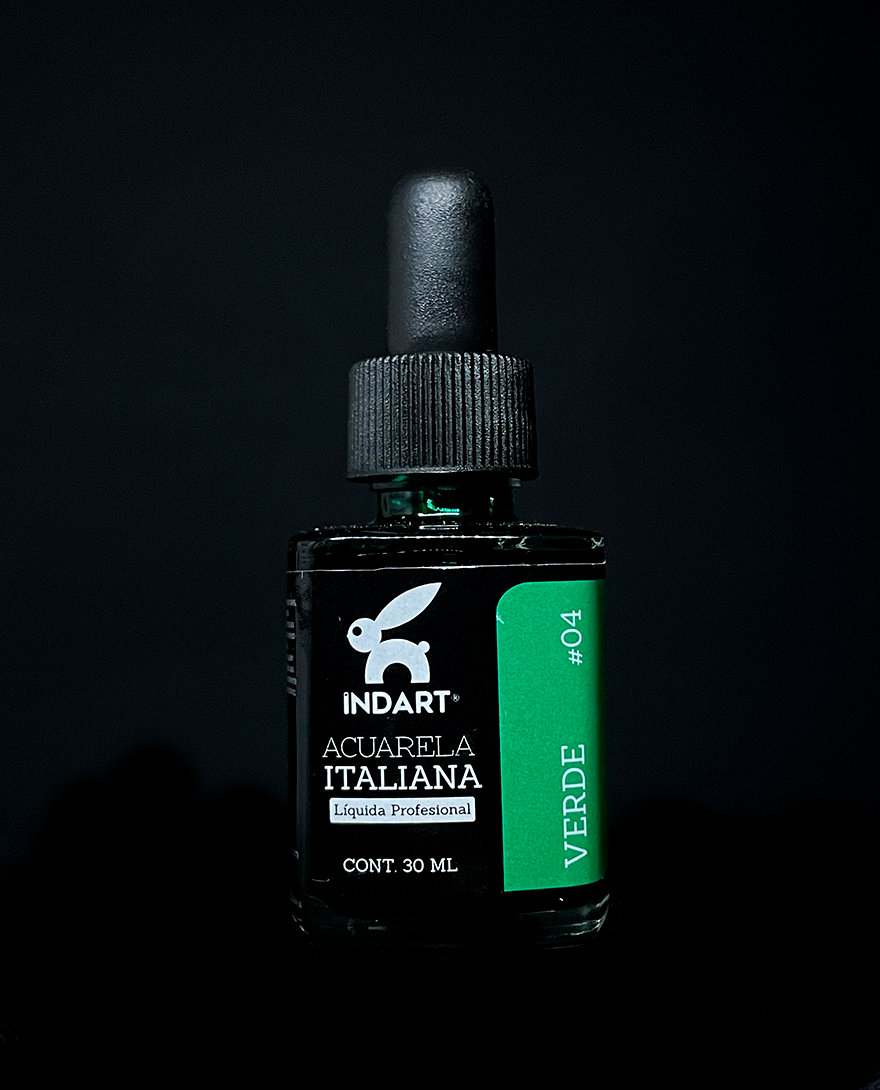 INDART ACUARELA LIQUIDA VERDE #04