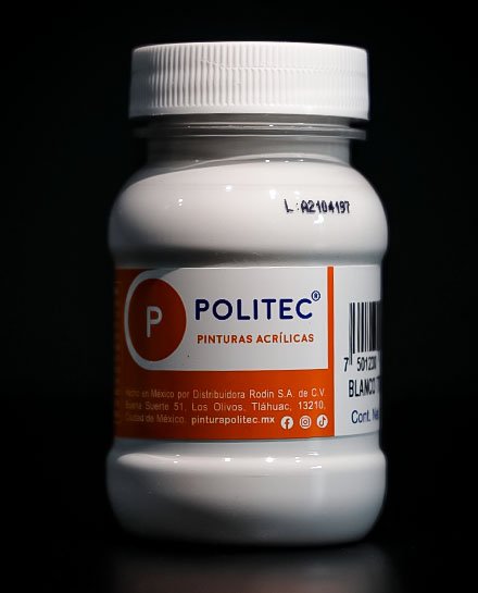 Politec Pintura Acrilica Blanco Titanio 301 100ml
