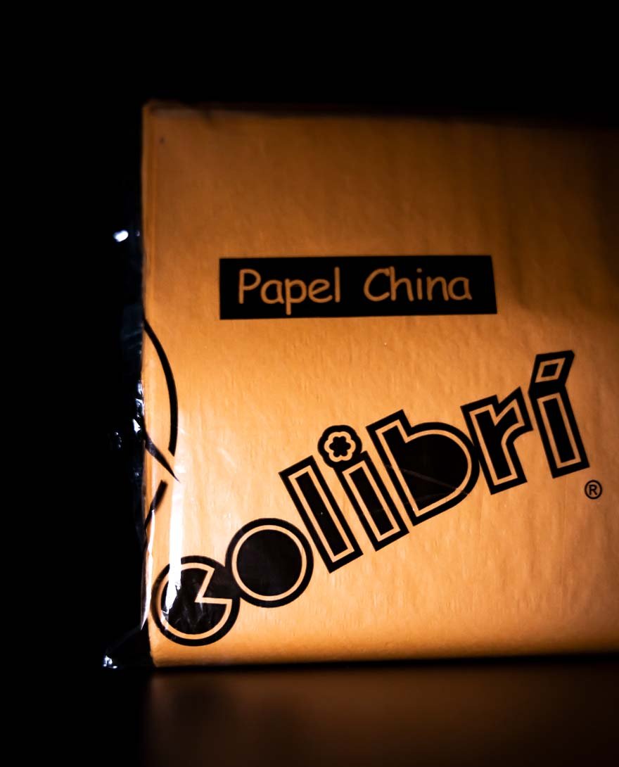 Colibri Papel China de 50x75 cm Naranja