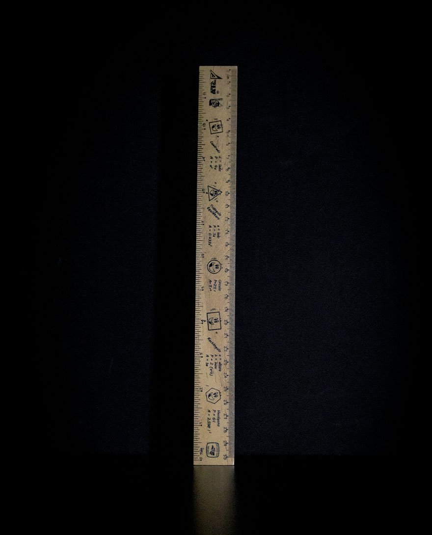 Arly Regla de 30 cm de madera