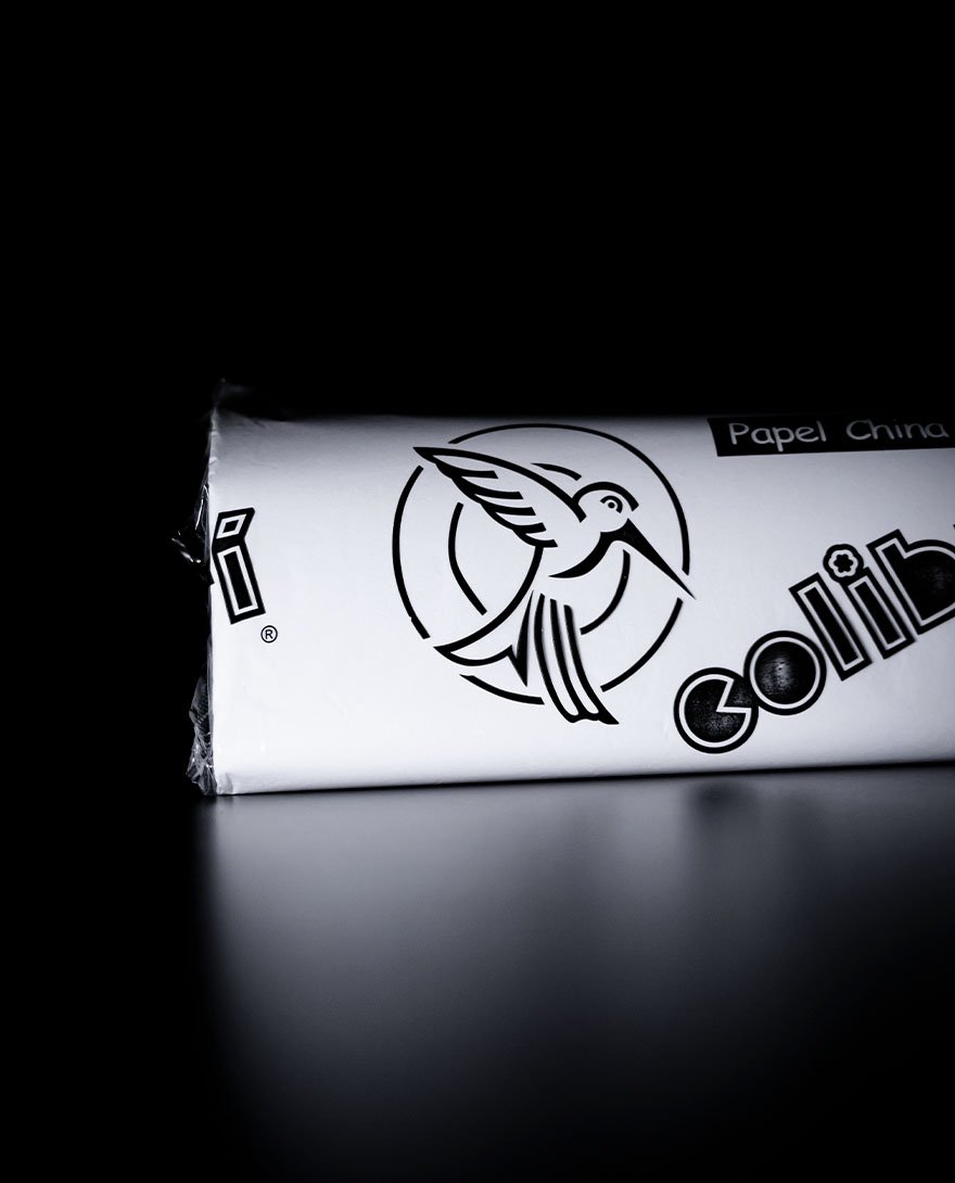 Colibri Papel China de 50x75 cm Blanco