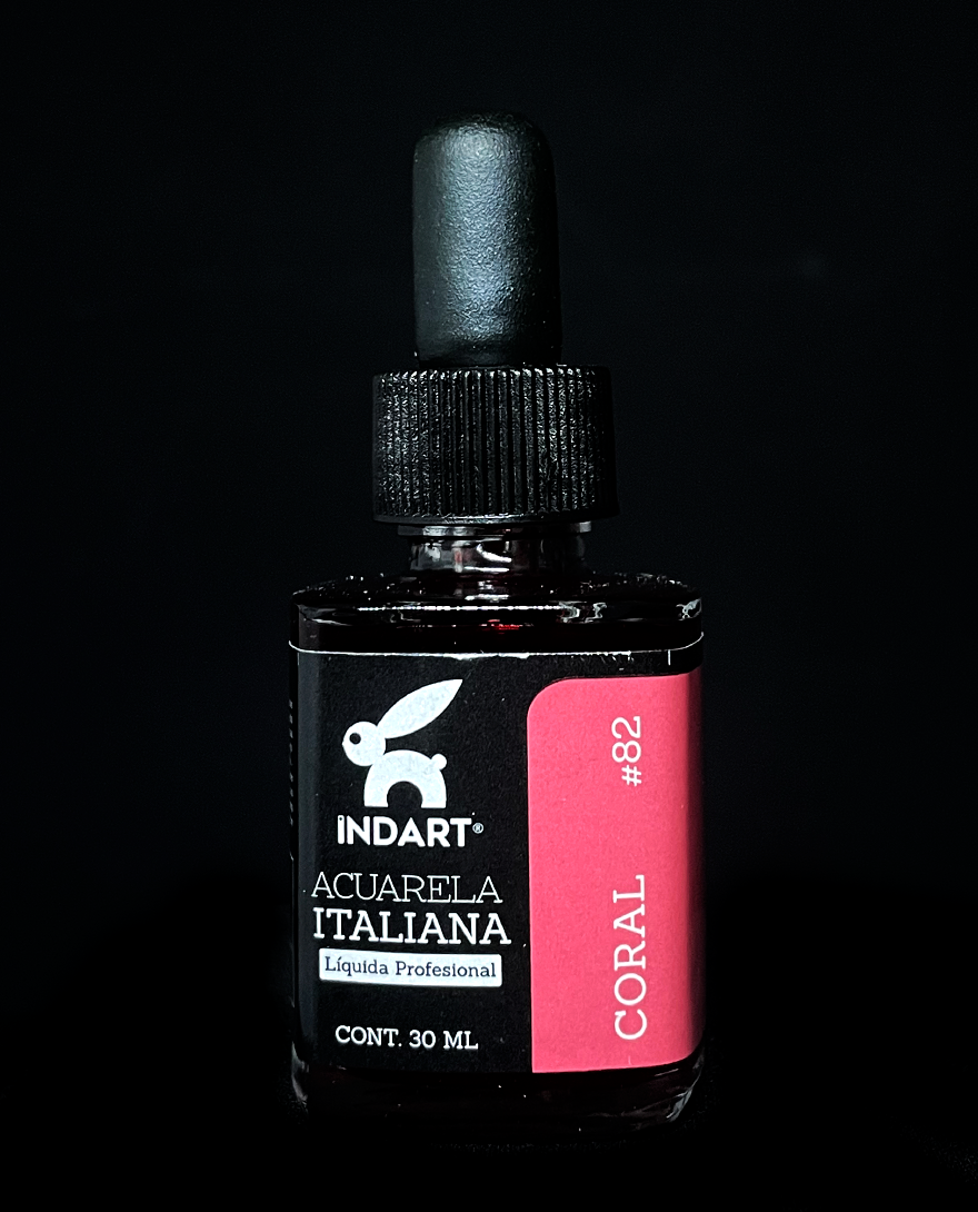 INDART ACUARELA LIQUIDA CORAL #82