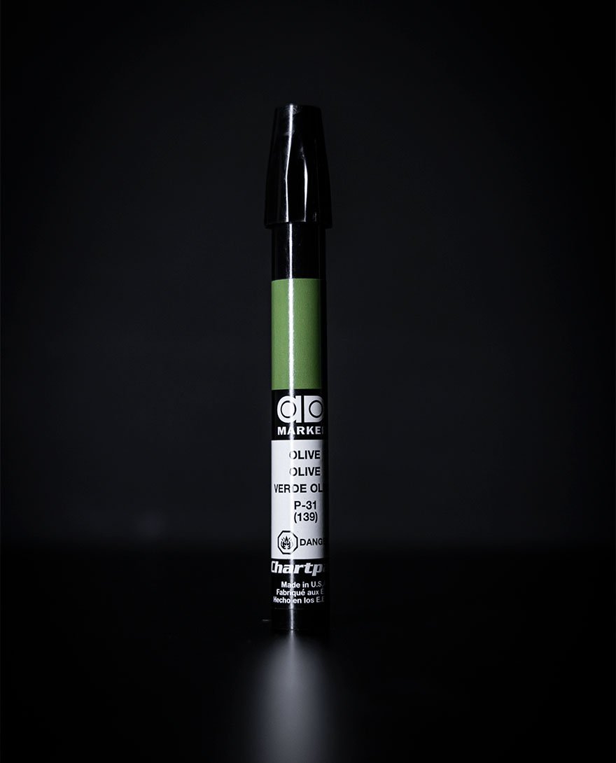 Chartpak Marcador Verde Oliva