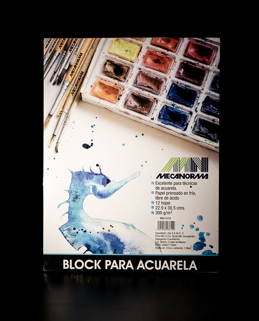 Mecanorma block para acuarelas 12 hojas