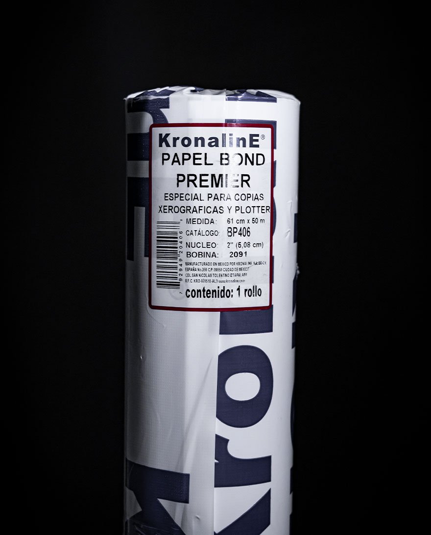 Kronaline Papel Bond Premier 61cm x 50m