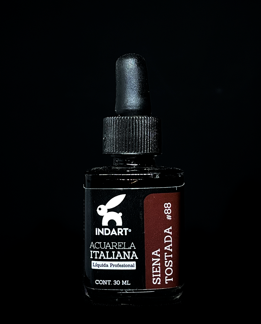 INDART ACUARELA LIQUIDA SIENA TOSTADA #88