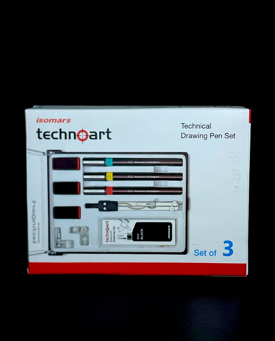 ISOMARS Estilografos rellenables Set 3 (.2,.3,.5)