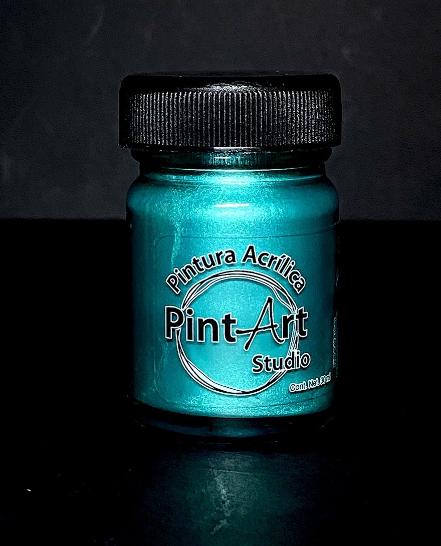 PINTART PINTURA ACRILICA METALICA 834 VERDE 30 ML