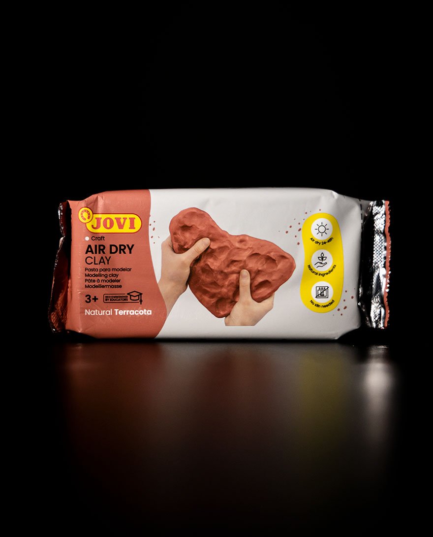 Jovi Pasta para moldear terracota 500g