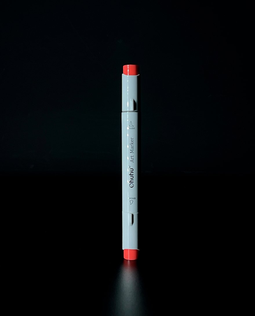 Ohuhu Plumon Art Maker Doble Punta R2 Vermilion