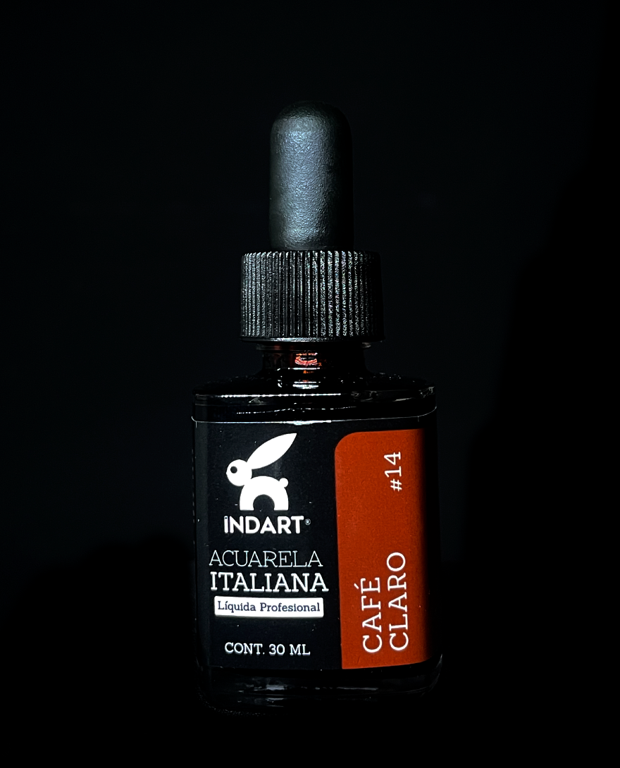 INDART ACUARELA LIQUIDA CAFE CLARO #14
