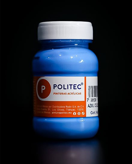 Politec Pintura Acrilica Azul Celeste 100ml