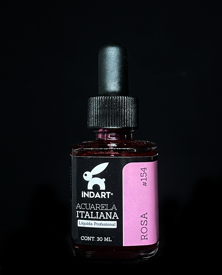 INDART ACUARELA LIQUIDA ROSA #154