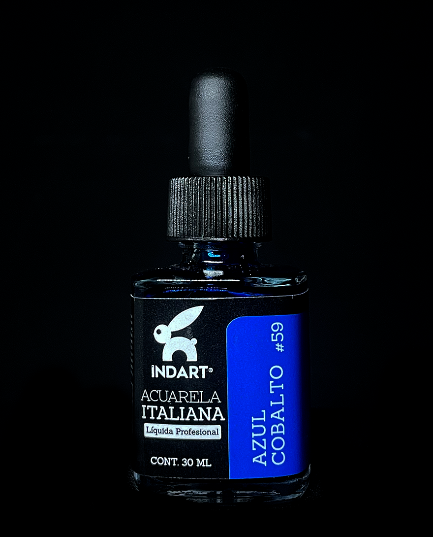 INDART ACUARELA LIQUIDA AZUL COBALTO #54