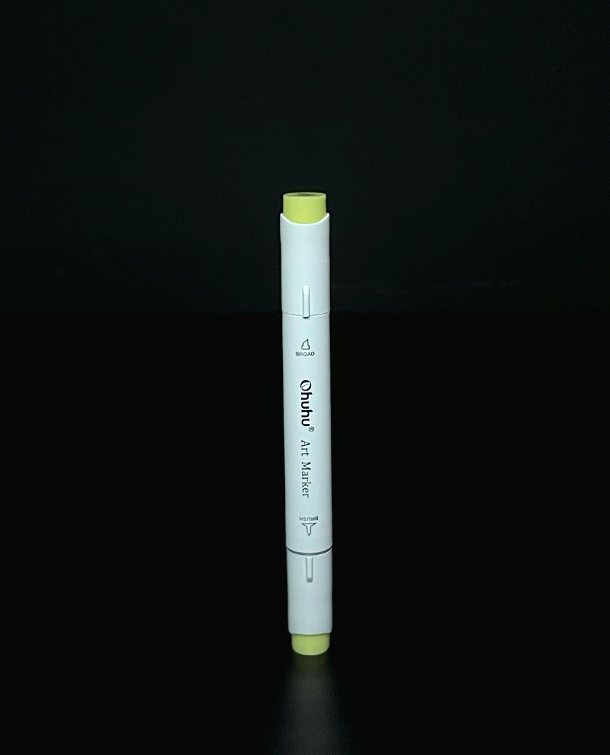 Ohuhu Plumon Art Maker Doble Punta Y3 Barium Yellow