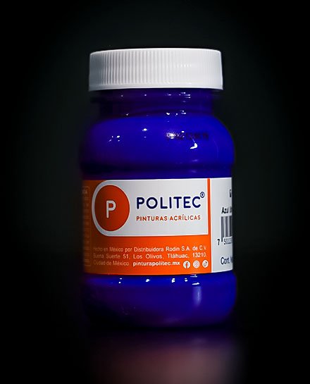 Politec Pintura Acrilica Azul Ultramar 315 100ml