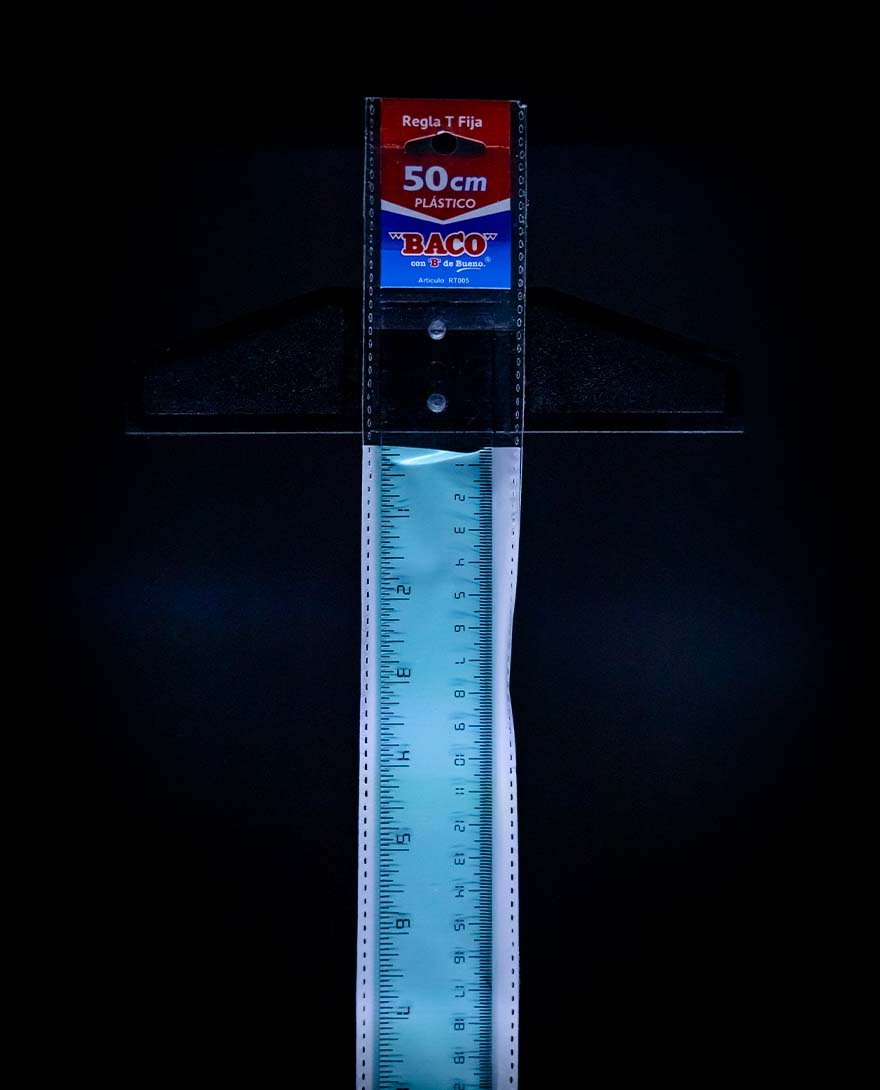 Baco Regla T 50 cm de plastico