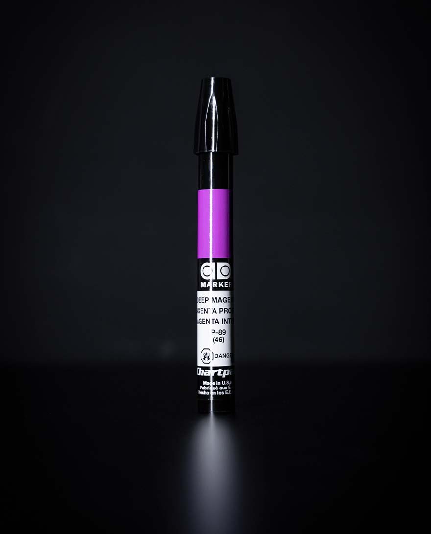 Chartpak Marcador Magenta Intensa