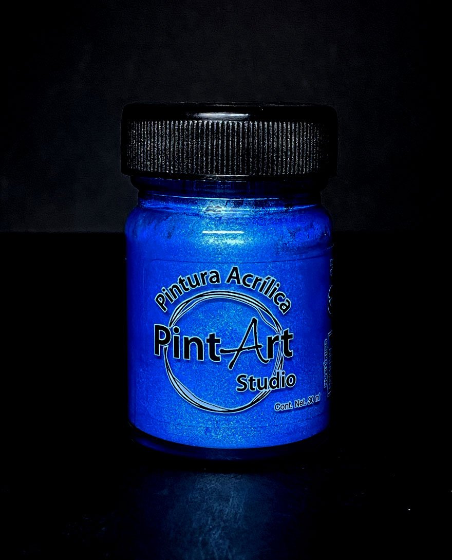 PINTART PINTURA ACRILICA METALICA 828 AZUL 30ML