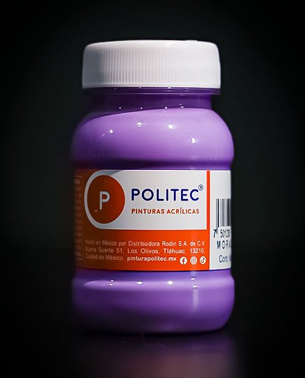 Politec Pintura Acrilica Morado 334 100ml