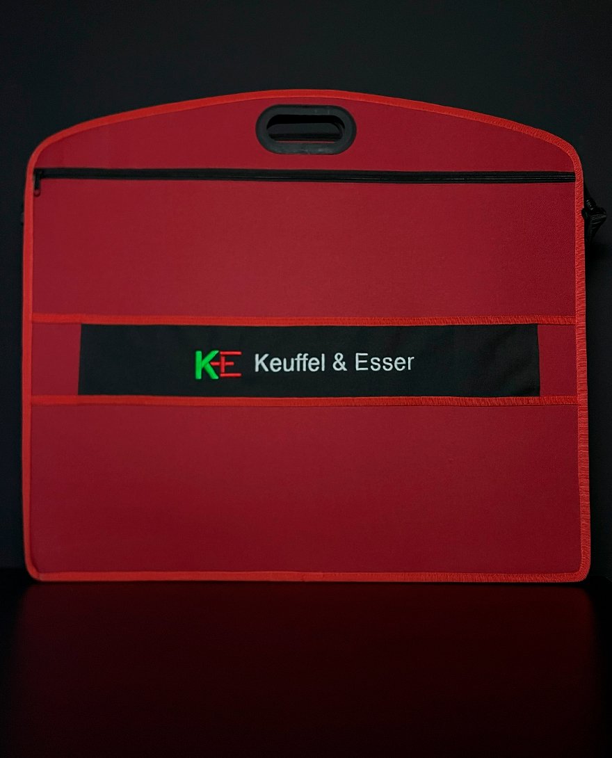 KE Portalamina Polipropileno Bordado 52x37x9 Rojo