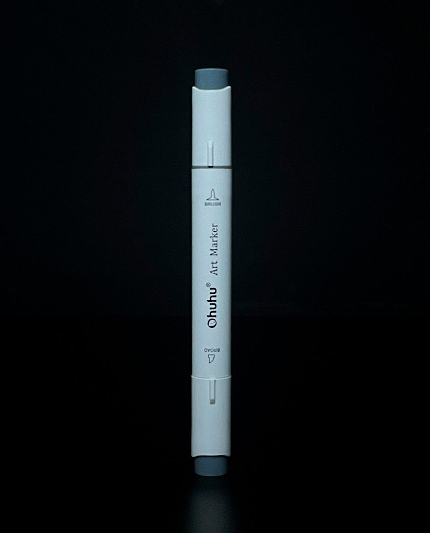 Ohuhu Plumon Art Maker Doble Punta CG || 07 Cool Grey