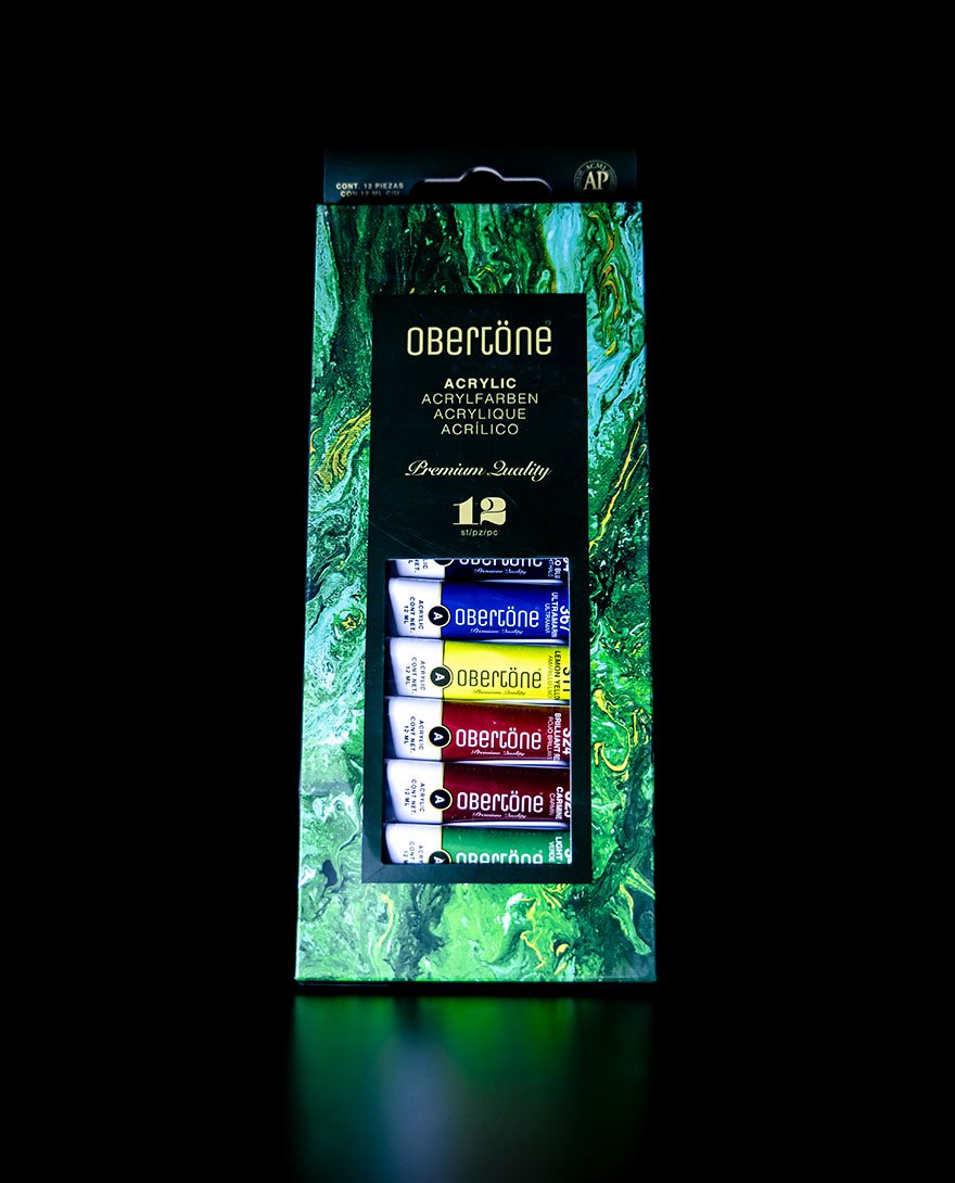 Obertone Set Acrílico 12 colores
