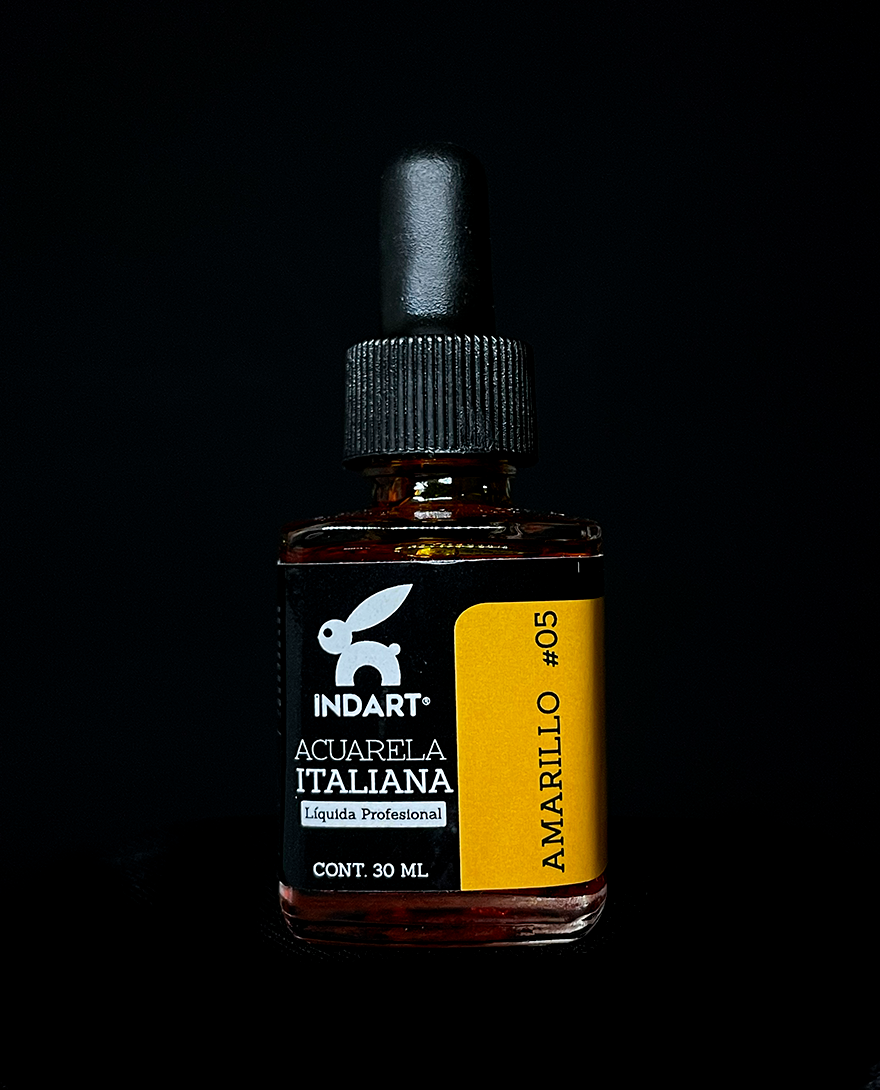 INDART ACUARELA LIQUIDA AMARILLO #05