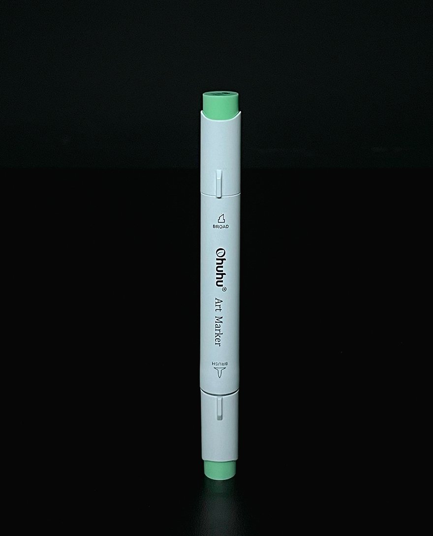 Ohuhu Plumon Art Maker Doble Punta G8 Glass Green