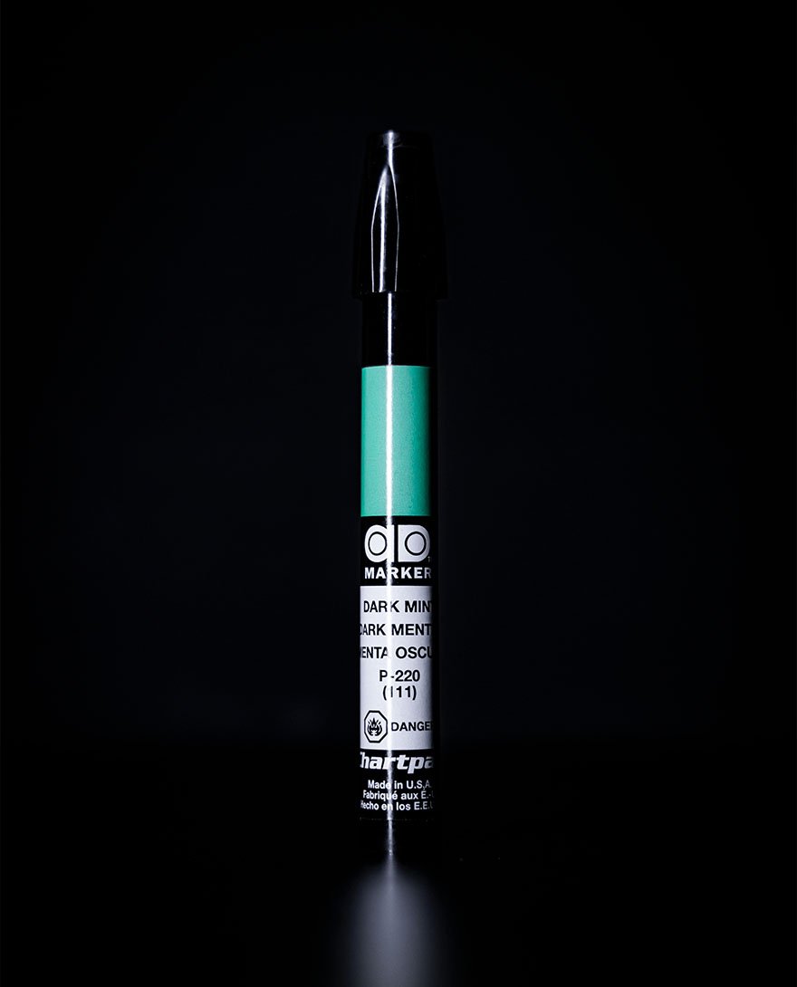 Chartpak Marcador Menta Oscura