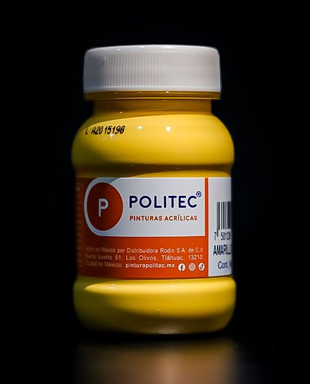 Politec Pintura Acrilica Amarillo Claro 100ml