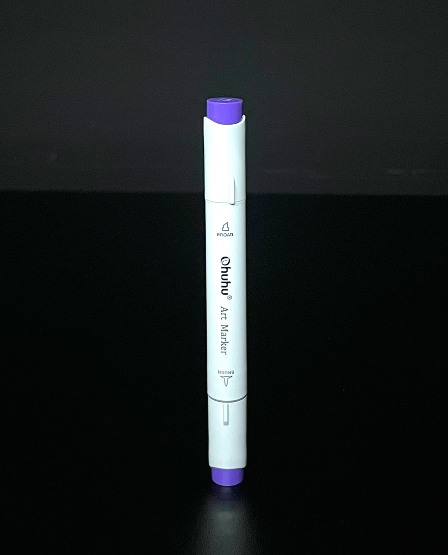 Ohuhu Plumon Art Maker Doble Punta P5 Aubergine