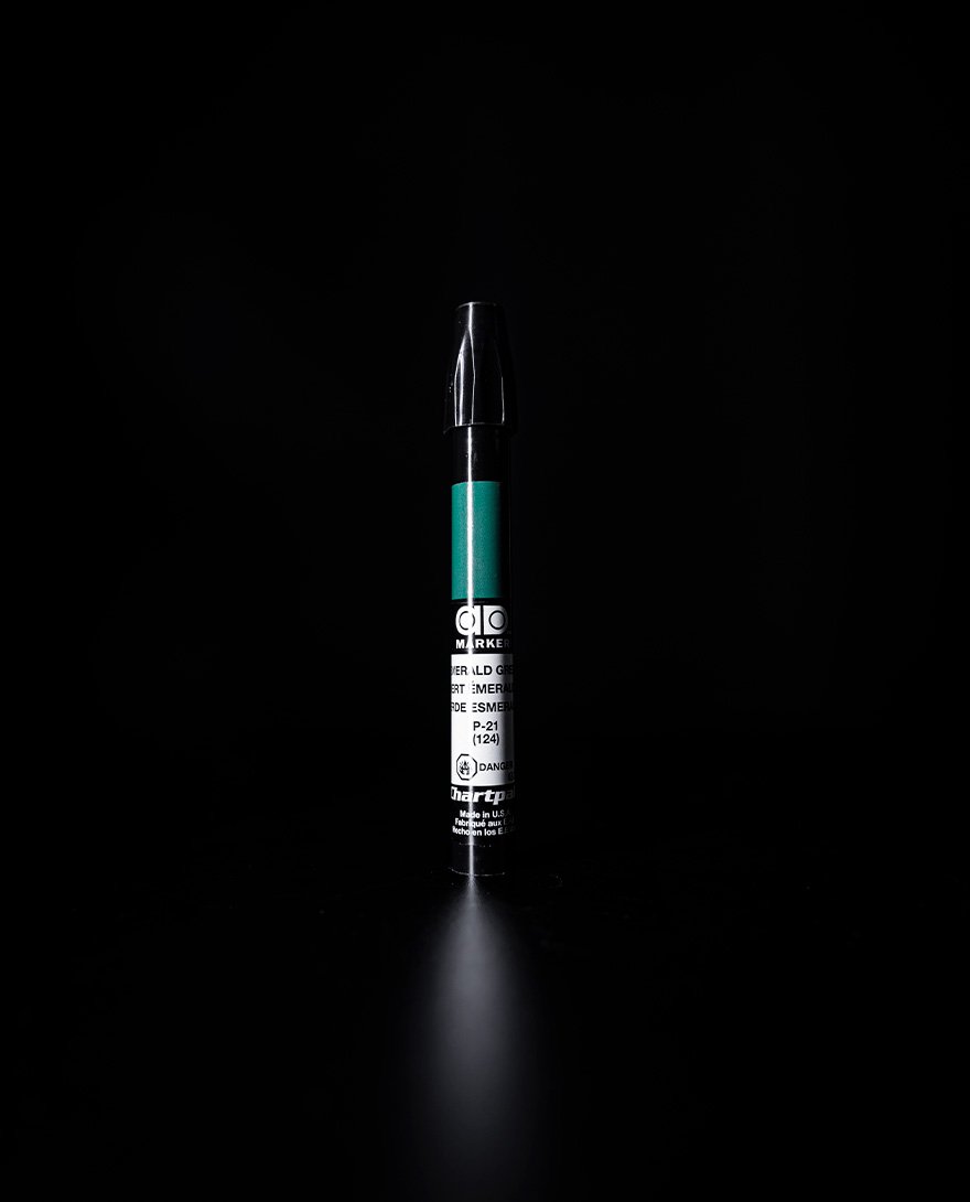 Chartpak Marcador Verde Esmeralda